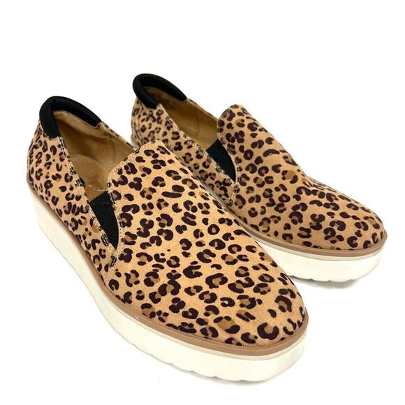 Dr Scholls Larsen animal print stacked sneaker size 8.5 - Picture 1 of 5